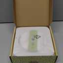 Bluetooth Portable Home CD Music Player with Remote Control, Timer, Built-in Speakers and LED Display - FM Radio Boombox (White)