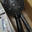 Hand Shower with Slide Bar, High Pressure 10 Setting Handheld Shower Head, Adjustable Height 24" Slide Bar, Wall Supply Elbow and 6.6ft Extra Long Shower Hose - Oil Rubbed Bronze