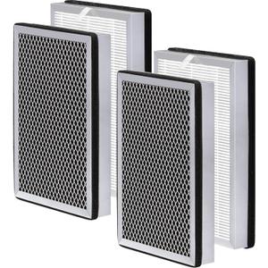 25 Air Purifier Replacement Filter: Compatible with MA Series Air Purifier 25 S1/W1/B1, 3 in 1 Pre-filter, Pleated Filter and Activated Carbon Filter, 4 Pack