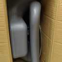 Gaiam Classic Balance Ball Chair  Ergonomic Stability Chair for Desk & Office | Yoga Ball Seat with Base, Air Pump, & Exercise Guide | Improves Posture & Core Strength (300 lb Capacity) (Cool Grey)