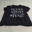 Postpartum Nursing T-Shirt (Small, Black)