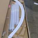 EMART Backdrop Stand Heavy Duty 10x10Ft, Round Pipe and Drape Photo Background Support Kit, Adjustable Metal Frame with Flat Base for Photography Wedding Birthday Party Decorations (Silver)