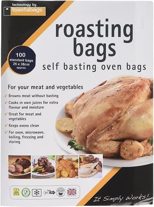 Roasting Bag,2 Large Bag 18x22" Aprox
