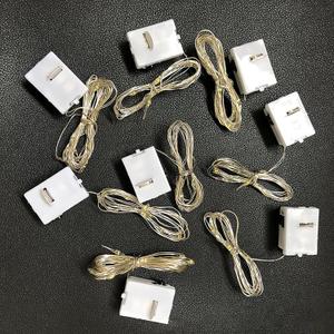 GLocKi 10 Pack 3 ft 10 LED Battery Powered Fairy String Light, String Lights for Bedroom Party Wedding Xmas Tree Decoration (Warm White)