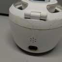 Ultrasonic Retainer Cleaner 45kHz Dental Cleaning Machine With 6 U/V Lights Adjustable Buzzer Alarm 200ML Capacity White