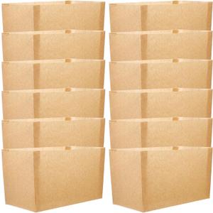 Kichvoe Toast Baking Cups Food-Grade Disposable Liners 50 Pcs 7.48X5.11X3.74 Inch Non-Stick Parchment Paper Bread Pan Liners for Baking Cakes Muffins and Snacks