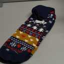 PUPTECK Christmas Dog Sweaters for Cold Weather, Soft Outfit Warm Winter Coat Knitted Dog Clothes for Small Medium Large Doggies Puppy Indoor Outdoor Walking, Colorful Design, Classic (Navy)