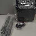 Karaoke Machine, Portable Bluetooth Speaker with 2 Wireless Microphones for Adults & Kids with Lights, Karaoke Microphone with PA System Supports USB/TF/REC/FM/AUX for Home Party Home System Packages (Black)