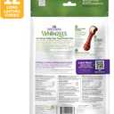 WHIMZEES Wellness Brushzees Dog Dental Treats, Natural Chews, Medium Size Stick, (12 Count) (EXP 06/27/28)