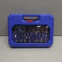 BITCUT Router Bits Set of 15 Pieces 1/2 Inch Router Bit Set Woodworking Tools for Beginners, Router Bits Sets Idea Gifts for Dad