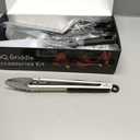 Griddle Accessories Kit for Blackstone, Camp Chef, Weber and Other Flat Top Grill, 10 Pieces BBQ Accessories, Includes Spatula Set, Wide Scooper, Squeeze Bottle & Egg Ring