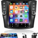 Podofo 9.7inch Vertical for Honda Accord 2003 2004 2005 2006 2007 Android 13 Car Stereo Radio,1080P HD IPS Touchscreen Bluetooth Radio EQ GPS FM RDS Radio Mirror Link WiFi DVR AHD Backup Camera
