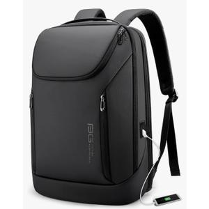BANGE Business Smart Backpack Waterproof fit 15.6 Inch Laptop Backpack with USB Charging Port,Travel Durable Backpack