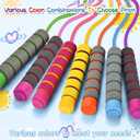 Jump Rope For Kids,Jump Rope Kids,Adjustable Soft Skipping Rope,Toddler Jump Rope With Skin-Friendly Foam Handles For Kids, Boys,Girls,Women, Men,Exercise Activity,Outdoor Fitness