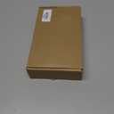 Privacy Pocket Door LockRectangle 304 Stainless Steel Pocket Door Hardware, Sliding Pocket Door Handle,for 1 3/8 to 2 3/16 Thickness Door,Brushed Silver