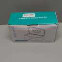 Ultrasonic Jewelry Cleaner, 50Khz Jewelry Cleaner Ultrasonic Machine for Jewelry, Eyeglasses, Rings, Watch Strap, Dentures, 24oz - 304 Stainless Steel Tank, Digital Timer, 5 Cleaning Modes(White)