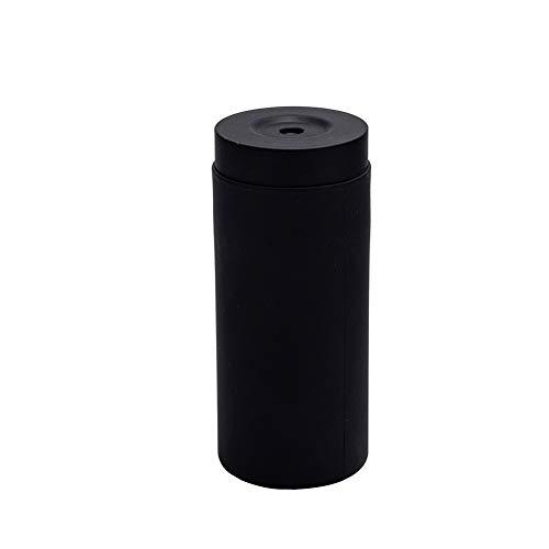 Partslety Soap Dispenser, Liquid Dish Soap Dispenser Squeeze Bottle, Silicone Divided Bottle Squeeze Type Hand Soap Essential Oil Lotion Dispensing Black