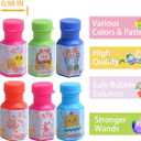 36 Pack Prefilled Easter Eggs with Toys Mini Bubble Wands Inside, Kids Easter Basket Stuffers with Bubble Blowing Toys Gifts for Kids Boys Girls Party Favors Egg Hunt Supplies