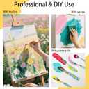 SNOWSUN Ultramarine Acrylic Paints, Large Bulk Heavy Body Acrylic Paint (42.4 oz, 1L) - Non Toxic Gloss Thick Art Paint for Multi-Surface, Ideal for Canvas Wood Ceramic Fabric and Leather, Stone Craft, for Artists & Beginners