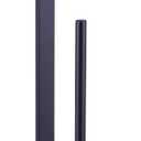 GERZWY Bathroom Free Standing Toilet Paper Holder Toilet Roll Holder for Bath SUS 304 Stainless Steel, Matte Black DZY005-BK