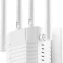 WiFi Extender Signal Booster,WiFi Extender Supports 105 Devices, 1.2Gbps Home Signal Booster,Dual Band 5GHz/2.4GHz, WiFi Booster Up to 12880 Sq.ft, EasyMesh Compatible, One Ethernet Port