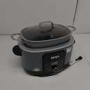 Ninja MC1001 Foodi PossibleCooker PRO 8.5 Quart Multi-Cooker, with 8-in-1 Slow Cooker, Dutch Oven, Steamer, Glass Lid Integrated Spoon, Nonstick, Oven Safe Pot to 500°F, Sea Salt Gray