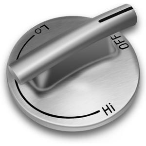 FIOQE 5Pcs 7733P410-60 Gas cooktop Control knob,Durable, Perfect fit for Jenn-Air, Maytag, KitchenAid Gas cooktops, can Replace for 74007733, AP5668987, PS2375871, AP6011505