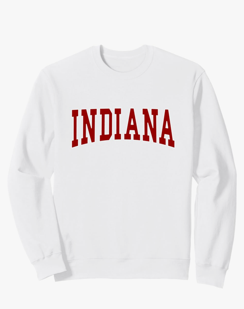 INDIANA - Throwback Design - Classic Sweatshirt size L
