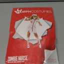 Morph Zombie Nurse Costume for Women, Halloween Nurse Outfit, Scary Womens Costume for Halloween Parties (Large)