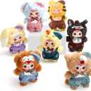 Kawaii Plush Blind Box, Cute Blind Box Figures, Random Design Action Figures Collectible Toys Home Decorations, Single Box