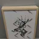 Yaetm 12x18 Frame Set of 4, Natural Solid Oak Wood Picture Frame 12 x 18 for Photos, Posters & Art Prints, Horizontal and Vertical Wall Mount (4 pack, Oak)