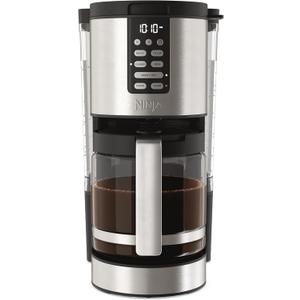 Ninja 14 Cup , Programmable Coffee Maker XL Pro with Permanent Filter, 2 Brew Styles Classic & Rich, 4 Programs Small Batch, Delay Brew, Freshness Timer & Keep Warm, Stainless Steel, DCM201