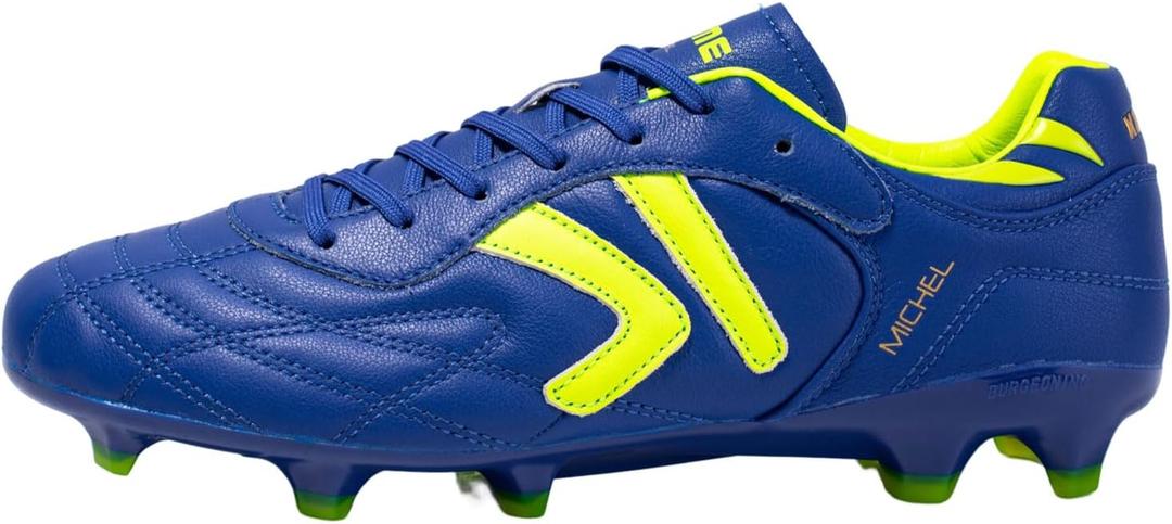 KELME Soccer Cleats Men Pro Calfskin Leather Soccer Shoes Outdoor Firm Multi Ground Football Sneaker Unisex Adult