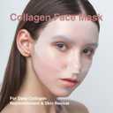 Bio-Collagen Face Mask, Real Deep Collagen Overnight Mask, Hydrating Collagen Face Mask, Facial Sheet Masks for Skincare, Pore Minimizing, Firming, Elasticity Improvement, and Moisturizing.