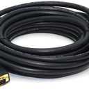 Monoprice 103594 25-Feet Super VGA Male to Female CL2 Rated Video Cable with Ferrites Black (White)