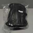 BYMECOST Lumbar Support Pillow for Car, Memory Foam Car Seat Back Support Pillow for Driving, Back Cushion with Strap for Pain Relief, Ergonomic Back Cushion for Office Chair, Wheelchair (Black)