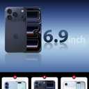 Mkeke for iPhone 17 Pro Max Screen Protector 3 Pack [9H+ Tempered Glass] [Military-Grade Drop Protection] [Easy Installation] Shockproof Full Edge Coverage 6.9 Inch 2025