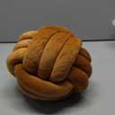 Namalu 2 Pcs Soft Knot Pillow Ball, Decorative Round Throw, Soft Knotted Plush Pillows, Handmade Stuffed Ball Pillows Cushion for Bedroom Sofa Couch Home Decor(7.87 Inches,Caramel Color)