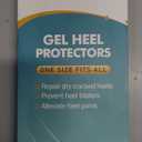 VivoFoot Gel Heel Protectors,Heel Pain and Cracked Heels Relief for Men and Women (2 Pairs)