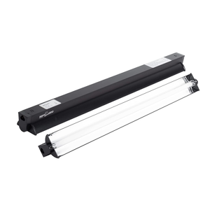 REPTI ZOO T5 HO UVB Lighting Combo Kit, Terrarium Hood Comes with Desert 10.0 UVB T5 Lamp (24W)