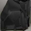 Husky Liners X-act Contour Floor Mats | Fits 2019-2026 Chevrolet Silverado & GMC Sierra 1500 & 2020-2026 Silv./Sierra 2500/3500 Crew CAB ONLY w/underseat strg | Front & 2nd Row, 3-pc Black - 54208