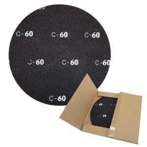 HUAALIUCHE17 Sanding Screen Discs - Mesh Floor Sanding Screen - Black Silicon Carbide - for Wood Floors (20 Pack, 60 Grit)