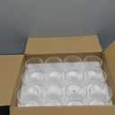 12pcs Small Glass Cylinder Vases for Centerpieces, 4 Inch Clear Flowers Vase for Wedding Decorations, Glass Hurricane Candle Holder for Home Decor Table Centerpiece