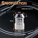 Wheel Lock Lug Nut kit Anti Theft 1/2-20 Thread Size, Compatible with Wrangler Comanche Liberty CJ3 CJ5 & F-150 Centurion Fairmont c10 Pickup & G1500 Mark vi and Other Models