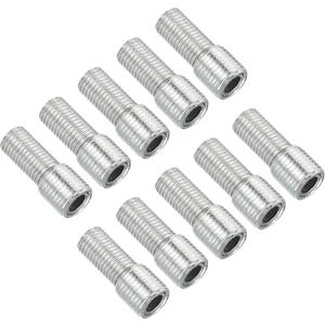 PATIKIL M10 to M8 Reducing Screw, Pack of 5, 25mm Long External Thread Adapter Reducer Convert Joint Hardware Double Male Thread Bolts