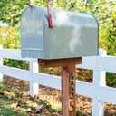Gibraltar ST2000AM Stanley Post-Mount Mailbox, XL, Gray Steel - Quantity 1