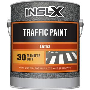 INSL-X TP222009A-01 Acrylic Latex Traffic Paint, 1 Gallon, Black