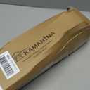 KAMANINA Gold Curtain Rods 72 to 144 Inch (6-12 Feet), 1 Inch Heavy Duty Window Curtain Rod, Modern Adjustable Drapery Rods with End Cap (32"-144")