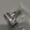 Stainless Steel Water Supply Adapter 1/2" x 1/2" x1/4" Tee Stop Valve  ideal for RO (Reverse Osmosis) water filters, coffee brewers, ice makers, and PE water line splitters in refrigerator systems.