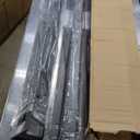 Deconk 10x10 FT Cantilever Patio Umbrella with Led Lights Double Top Outdoor Square Heavy Duty Offset Umbrellas 360Rotation Free-motion Track Tilt Windproof for Pool Deck Garden, Beige